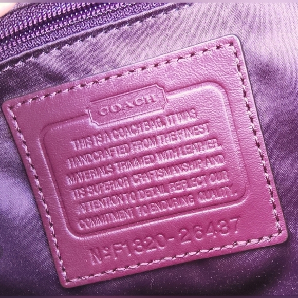 Coach Poppy Quilted Boucle Flight Bag - Perfect Condition - Picture 12 of 14